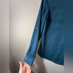 Candie's  Green and Blue Long Sleeve Blouse Photo 1