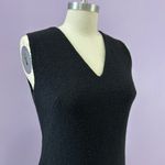 Vintage 60s Mod Black Boucle Dress Size L Photo 1