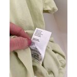 Maeve Anthropologie  V-Neck Bubble Tee in Light Green Women's Size M Photo 7