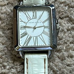 Anne Klein women’s vintage white/silver adjustable watch Photo 0