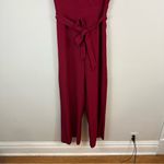 Alex Marie | Red Flutter Sleeve Tie Waist Formal Jumpsuit Size 6 Photo 1