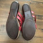 G.H. Bass & Co. Women’s NWT Red Leather Strappy Sandals Size 9 M Photo 3
