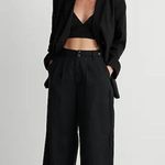 Madewell Black Oversized Relaxed Softdrape Blazer Jacket Size Small Photo 1