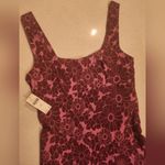 Anthropologie NWT By The Blythe Square-Neck Tiered Dress Color Pink combo Sz XXS Photo 5