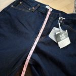 Pistola Ryder Jeans Dark Wash Wide Leg Fold OverIn Countdown Size 28 NWT Photo 9