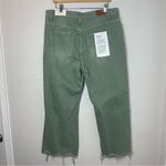 Bohme BNWT!  Olive Green 90’s Vintage Flare Women's Distressed Jeans Size 32 Photo 8