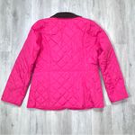 Charter Club Pink Quilted Jacket with Brown Trim M Photo 4