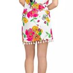 Trina Turk White Floral Light Dress Size 4 Photo 2