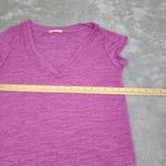 We The Free Sundance Slouchy T-Shirt Azalea Pink Distressed V-Neck, Size M Photo 2