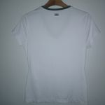 FILA  Performance Sport M Short Sleeved V-Neck Athletic White Fitted Top Photo 2