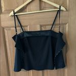 SheIn Size Small Women's Teen Girl Black Silky Top Photo 5