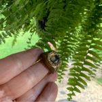 Quartz Digital LCD Ring Watch Expansion Band Gold Toned UNTESTED Needs Battery Photo 4