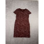 Duluth Trading Co NoGa Naturale Dress Womens Xs Red Short Sleeve Cotton Pockets Photo 3