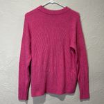 Something Navy  Pink Flecked Rib Knit Sweater Size Small Photo 4