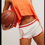 NEW** FP Movement Prep in your step Womens XS white Orange lined athletic Shorts Photo 2