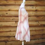 Elizabeth and James Pink Cream Plaid Dress Photo 4