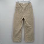 Ophelia Roe  Cream Cropped Pants Cotton Size 10 Boho Casual Photo 8