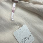 Free People  Avery One Shoulder Jumpsuit Wide Leg Pockets Cream Ivory US 4 NWT Photo 14