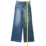 Juicy Couture Jeans Women's 9/29 Blue Lunita Wide Leg Rhinestone Logo 80s Photo 3