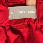 Everlane  The Easy Button-Front Red A-Line Skirt, Size M Photo 11