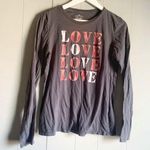 Old Navy  Love On Repeat Long Sleeve Graphic Tee M Photo 0