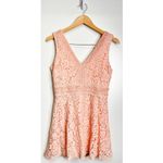 Francesca’s Mini Dress Floral Lace Sleeveless Size Medium V Neck A Photo 1