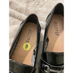 Jellypop NWOT Chunky Shiny Black Platform Loafers Photo 4