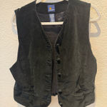 Liz Sport Vintage  Velvet Vest  Photo 0