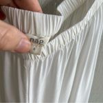 Nap Loungewear Cropped Cupro Sleep Pants White Size S Photo 2