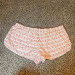 Aerie  White & Coral Striped Shorts XXLTG Extra‎ Extra Large Lounge Casual Photo 5