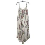 Torrid Sleeveless Ivory Floral Gauze Flowy High Low Summer Dress EUC Sz 1X Photo 6