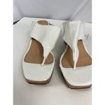 Adrienne Vittadini  Chee Platform Wedge Thong Sandal in white Size 7 Photo 2