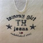 Tommy Hilfiger vintage tommy girl jeans y2k white star cotton short sleeve tee Photo 2