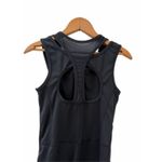 iD Strongwear Black Compression Jumpsuit XSmall Zip Front‎ Racerback Size 0 Photo 2