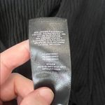 Aritzia Wilfred Cropped VNeck Ribbed Tie Waist Sweater Black Size Small Photo 7