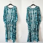 Soft Surroundings  blue tiedye Kaftan dress midi Photo 2