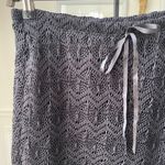 Vintage 90s Vixen Black Crochet Stretchy Skirt M L Size L Photo 1