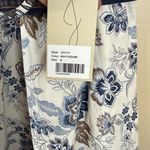 Joie  Floral Mini Dress Size 8 – Puff Sleeve, V-Neck & Belted Waist Photo 9