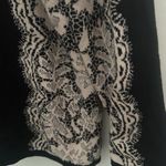 Chico's  Zenergy Black Pink Neema Cashmere Lace Mix Sweater Womens Zip Up 1 Small Photo 5