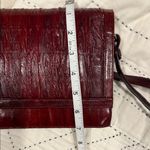 Vintage America Deep Red Crossbody eel Bag Brown Photo 6