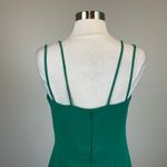 AQUA  Strappy Sleeveless A-Line Evening Gown Colorful Green Size 4 Formal Dress Photo 5