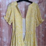 Lost + Wander  Sweet Summer Daze Midi Dress Yellow White Floral Size S Photo 11