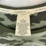 Lucky Brand  Short Sleeve Camo T Shirt Women’s Small Green Photo 4