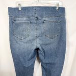 NYDJ  Size 12 Jeans‎ Alina Pull On Ankle Denim Blue Straight Leg High Rise 923 Photo 7