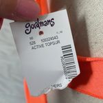 Miss Popular 186 NWT  Hot Orange Sparkle Athletic I Sweat Awesomeness Tank Size S Photo 4