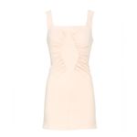 Marina Moscone Diamond Inlay Dress Mini Sleeveless Blush Pink Size US 4 Photo 1