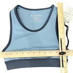 Parks Project  Glacier Trail Blue Crop Top Sports Bra Bike Shorts Set XS NEW Tags Photo 5