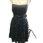 Ynes Black and Silver Spaghetti Dress Formal Prom Small Photo 1