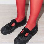 Vans  Crushed Velvet Mary Janes Black Size 8 Photo 6