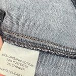 Eileen Fisher Denim Jacket Dark Wash Cotton Stretch Blue Size Petite Large Photo 8